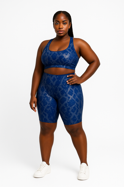 Copper Snakeskin-Shorts