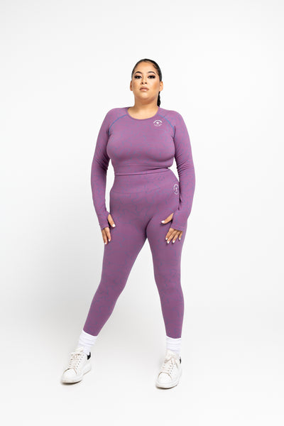 PUZZLE PATTERN SEAMLESS TOP-CINTIE