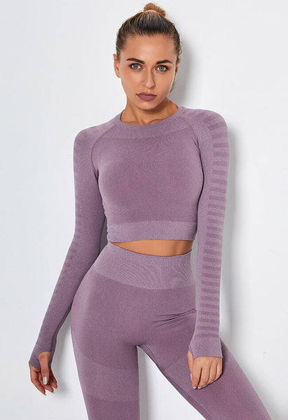 LILAC SEAMLESS-TOP