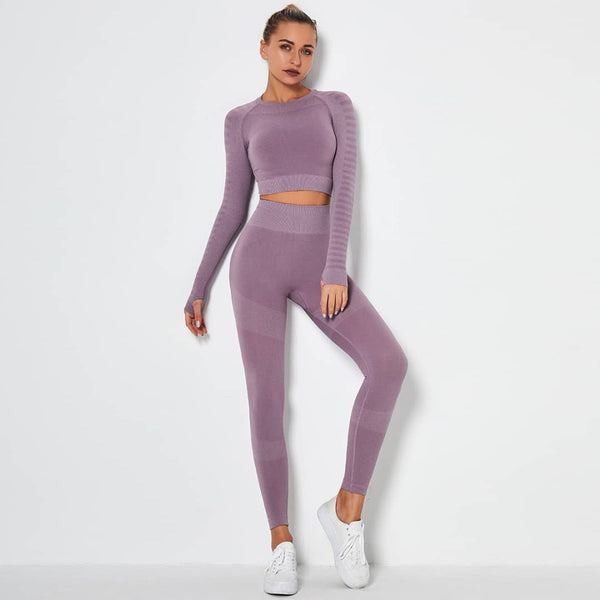 LILAC SEAMLESS-TOP