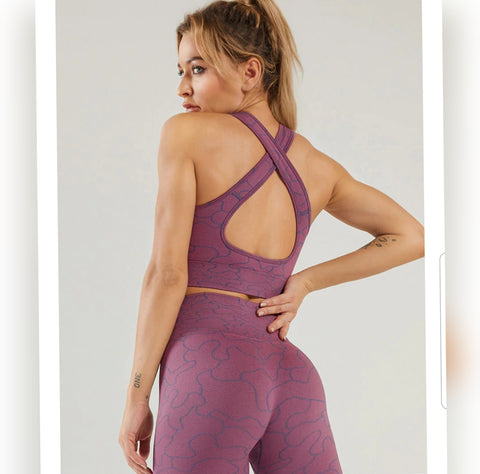 PUZZLE PATTERN SEAMLESS BRA-CINTIE